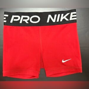 Nike Red and Black Performance Shorts